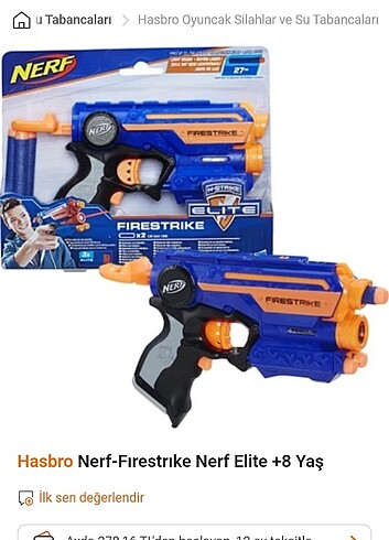 NERF silahı 