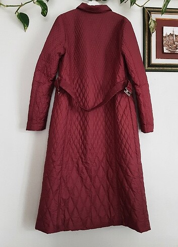 36 Beden Astarlı Bordo şişme mont