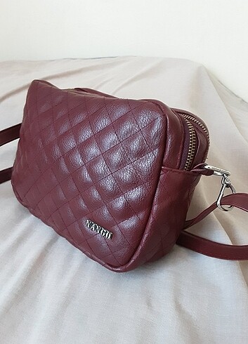 Beden bordo Renk Bordo çapraz askılı çanta