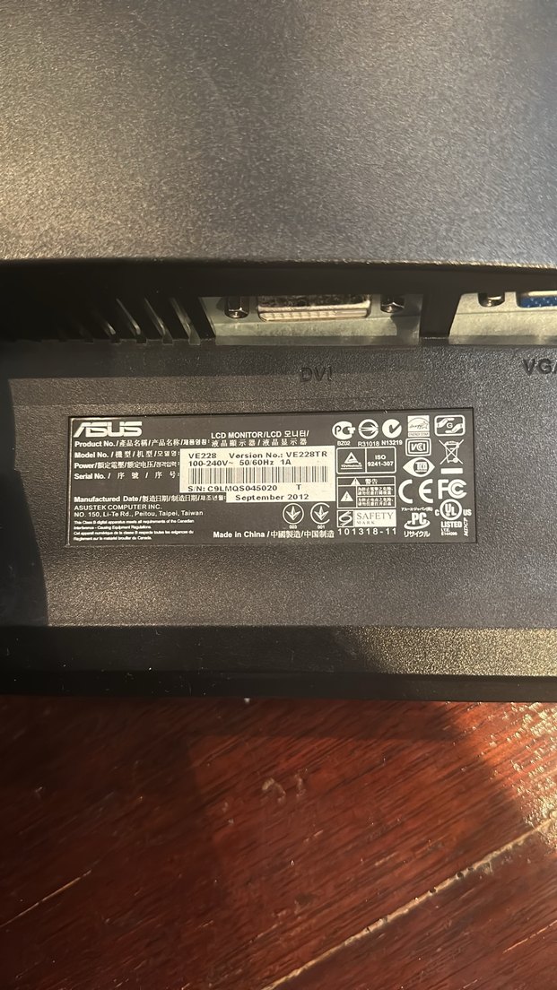 Siyah ASUS Monitör - Görsel 4