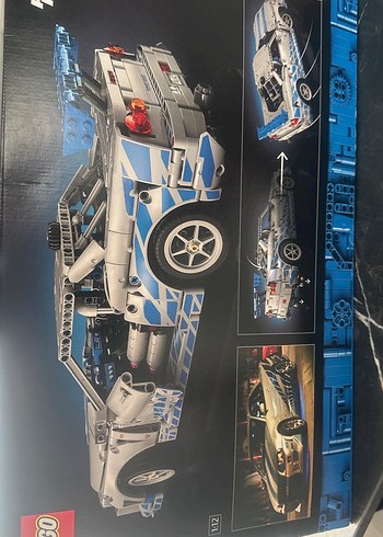 LEGO Technic Gri Nissan Skyline Model Araba - Görsel 4