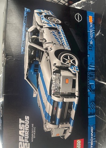 LEGO Technic Gri Nissan Skyline Model Araba - Görsel 2