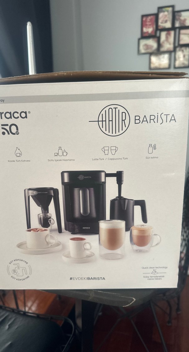 Karaca Barista Siyah Kahve Makinesi 50'li - Görsel 2