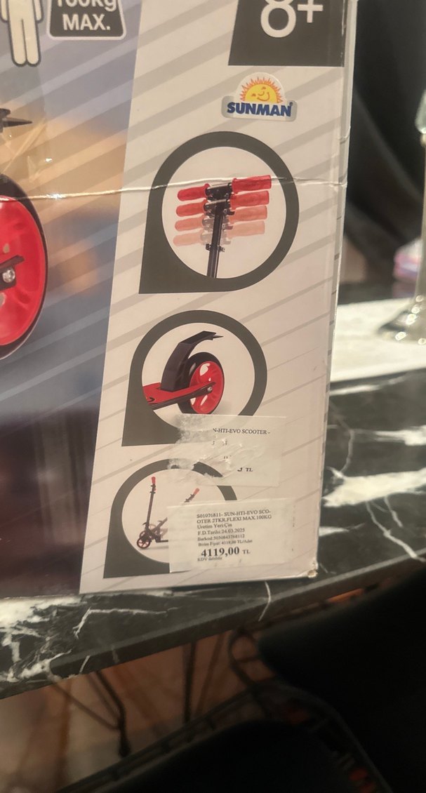 FLEXI Kırmızı Çocuk Scooter - Görsel 2