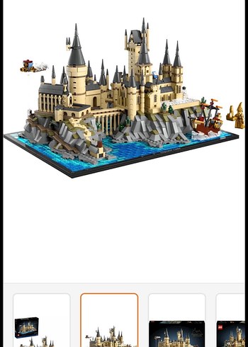 Altın Renkli Lego Kale Seti - Görsel 3