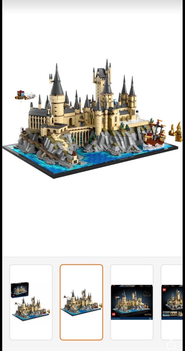 Altın Renkli Lego Kale Seti - Görsel 3