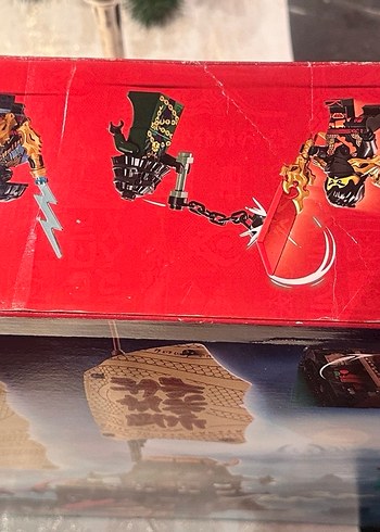 Kırmızı Lego Ninjago Temple'nin Yükselişi Gemisi - Görsel 4