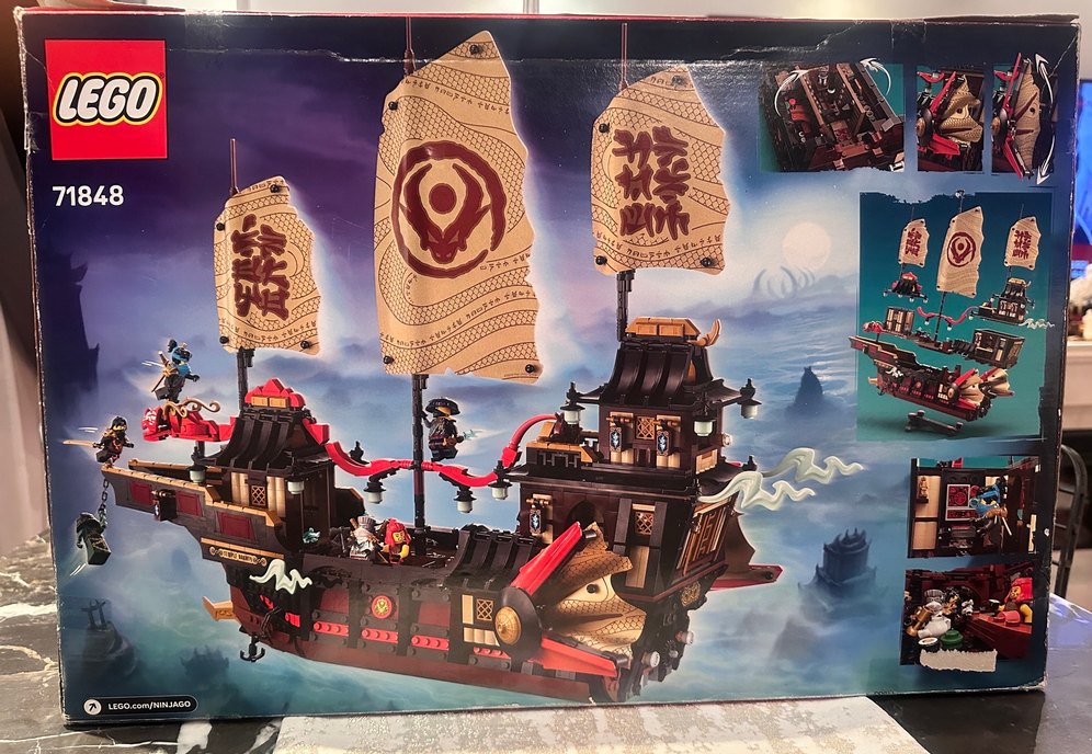 Kırmızı Lego Ninjago Temple'nin Yükselişi Gemisi - Görsel 3