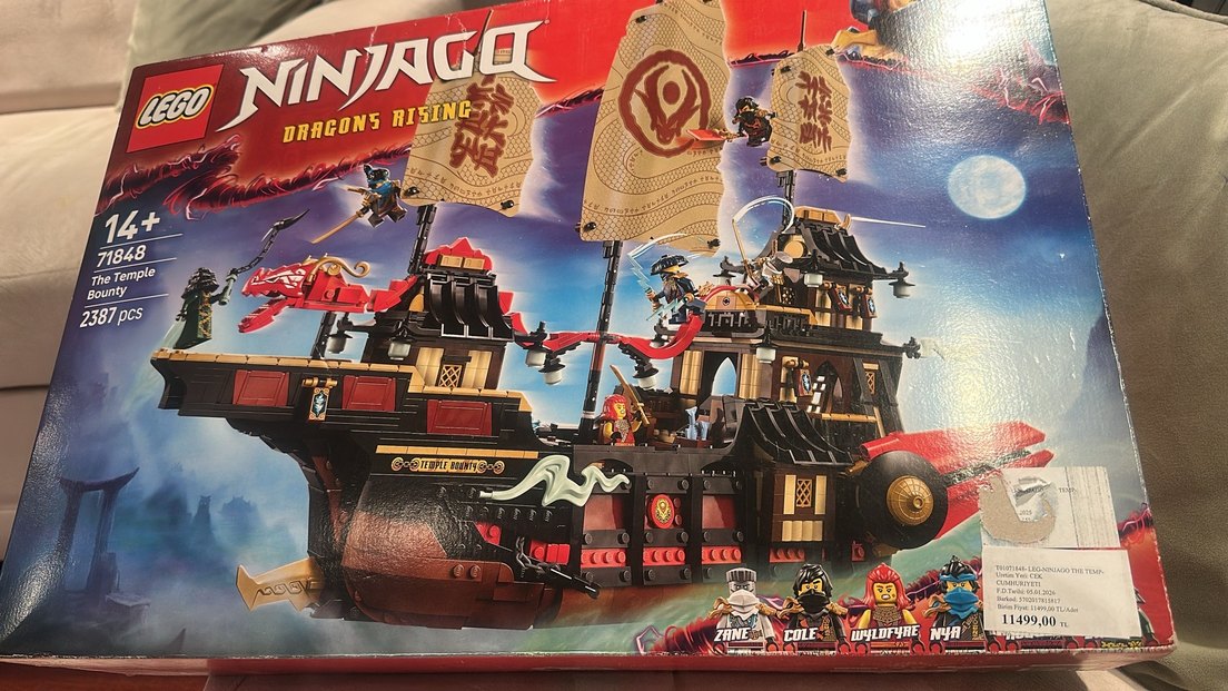 Kırmızı Lego Ninjago Temple'nin Yükselişi Gemisi - Görsel 2