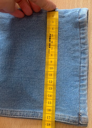 Günlük Rahat Mavi Kadın Denim Pantolon - Görsel 9