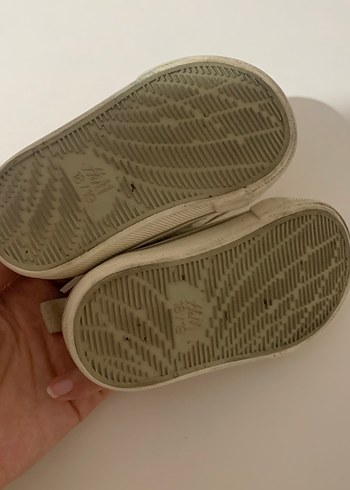 Krem Erkek bebek Cırt Cırtlı Ayakkabı - Görsel 2