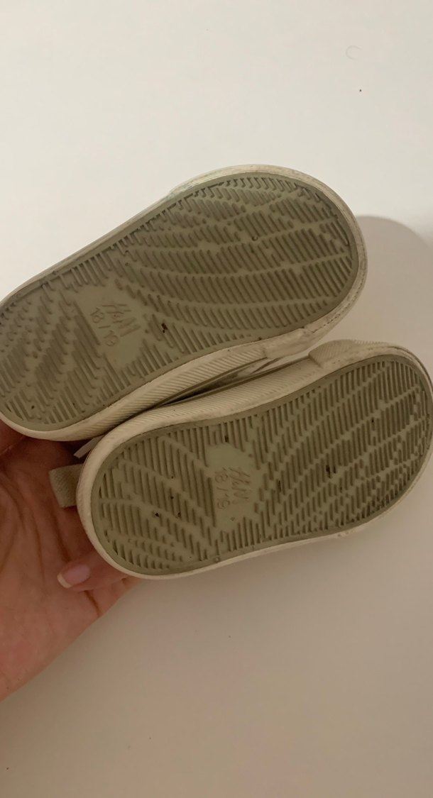 Krem Erkek bebek Cırt Cırtlı  Ayakkabı - Görsel 2