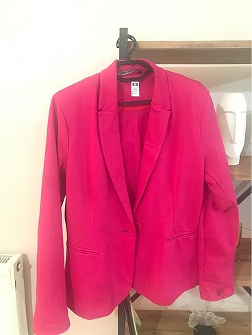 Pembe blazer ceket