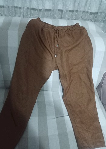 kadın kışlık beli lastikli normal kesim pantol - Görsel 3