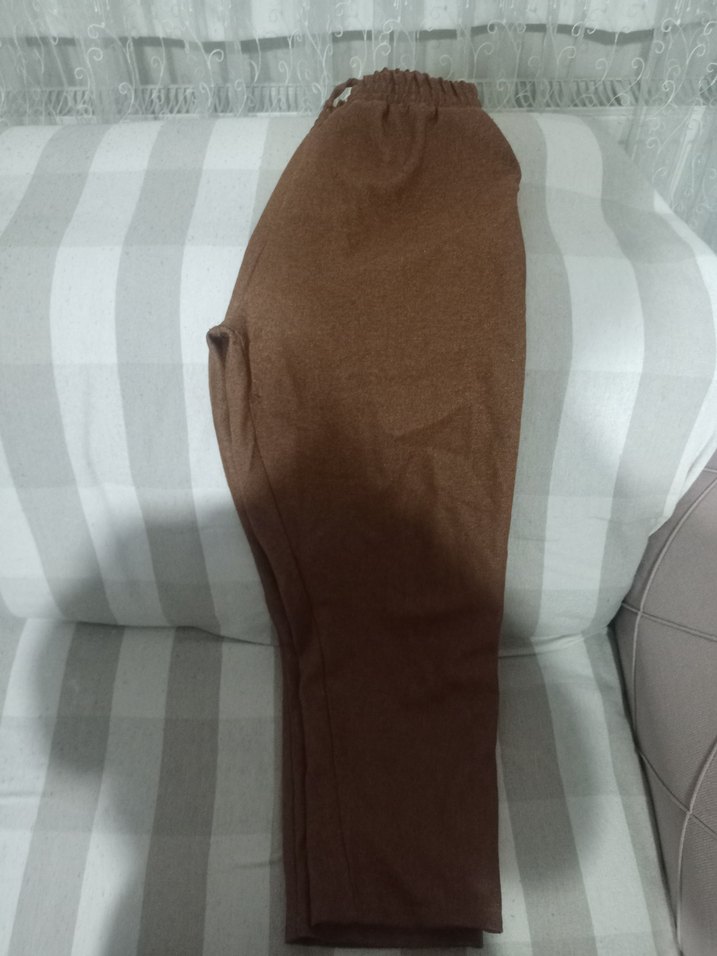 kadın kışlık beli lastikli normal kesim pantol - Görsel 4