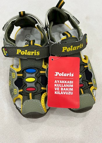 Polaris Erkek Çocuk Çok Renkli Cırt Cırtlı Sandalet - Görsel 3