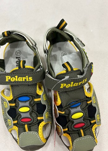 Polaris Erkek Çocuk Çok Renkli Cırt Cırtlı Sandalet - Görsel 2