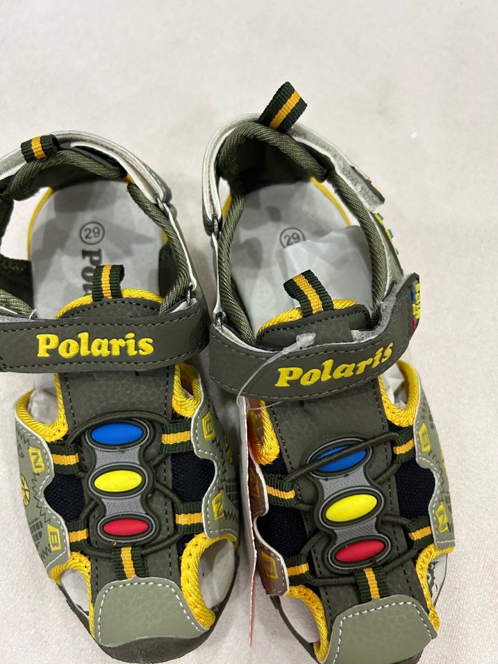 Polaris Erkek Çocuk Çok Renkli Cırt Cırtlı Sandalet - Görsel 2