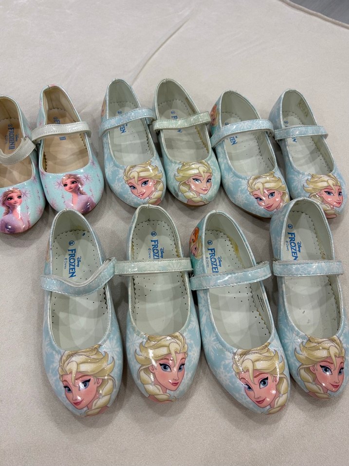 Kız Çocuk Renkli Baskılı Tokalı Babet - Görsel 2