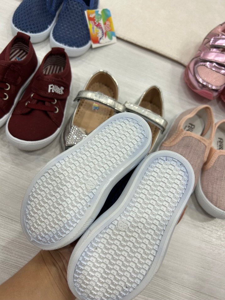 Renkli Kız Çocuk Sneakers - Cırt Cırtlı - Görsel 4