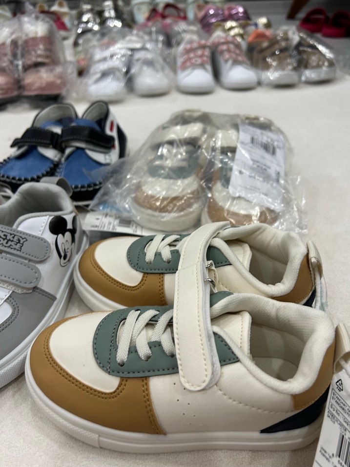 Çocuk Çok Renkli Sneakers Velcro Bantlı - Görsel 4