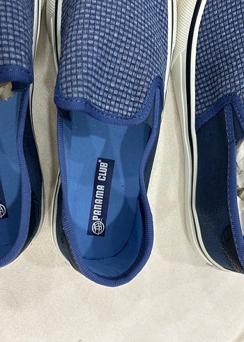 Mavi Gri Bağcıksız Erkek Günlük Ayakkabı - Görsel 5