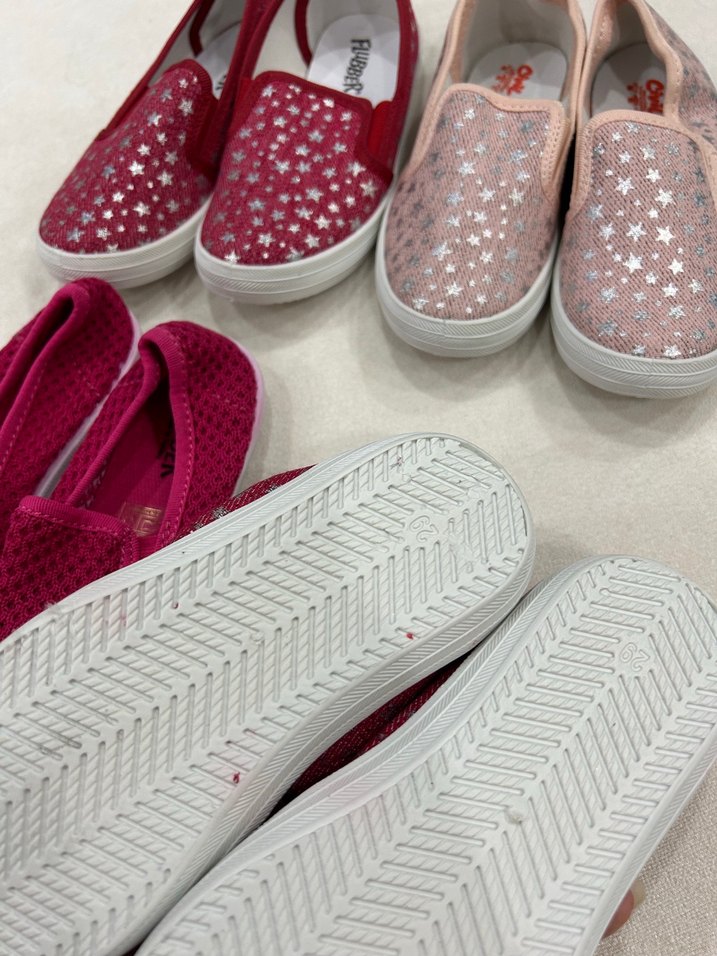 Kız Çocuk Renkli Nakışlı Sneakers Velcro - Görsel 3