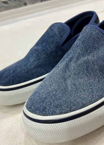 Erkek Mavi Denim Espadril Ayakkabı - Görsel 5