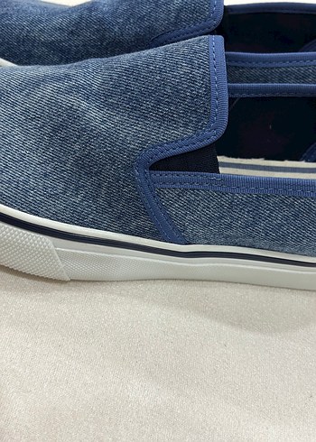 Erkek Mavi Denim Espadril Ayakkabı - Görsel 3