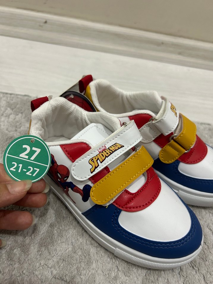 Çok Renkli Erkek Çocuk Spiderman Sneakers - Görsel 2