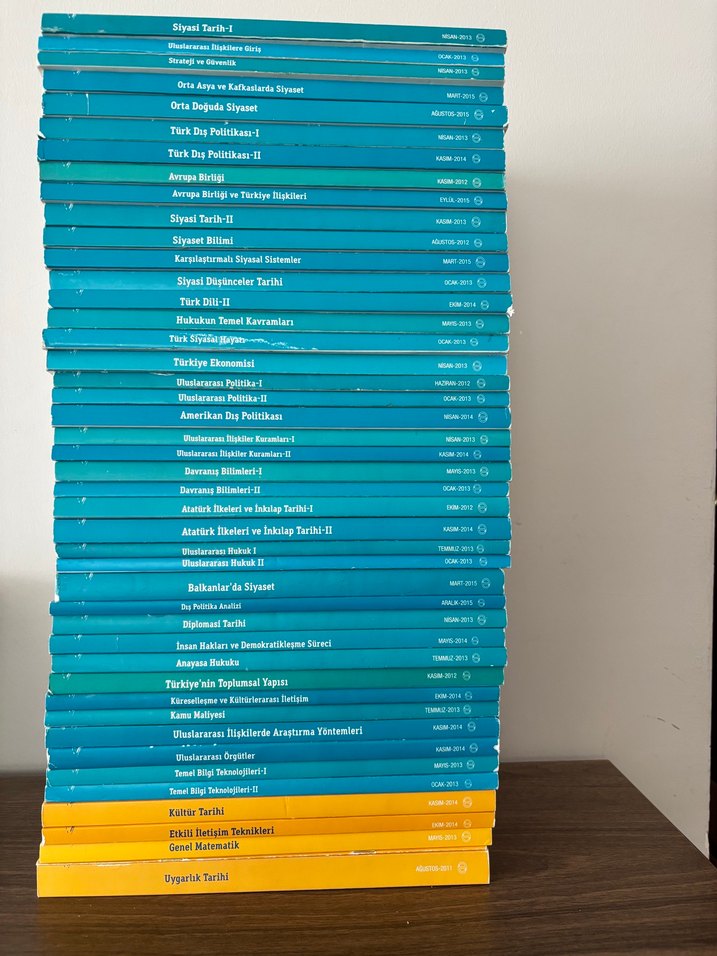 Aöf uluslararası ilişkiler bölümü kitap seti - Görsel 2