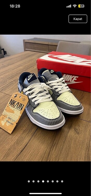 38 Beden Nike spor ayakkabı