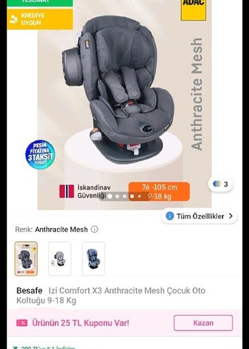 Çocuk Oto Koltuğu - Görsel 6