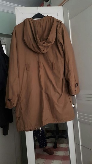 m Beden kahverengi Renk Mango parka 