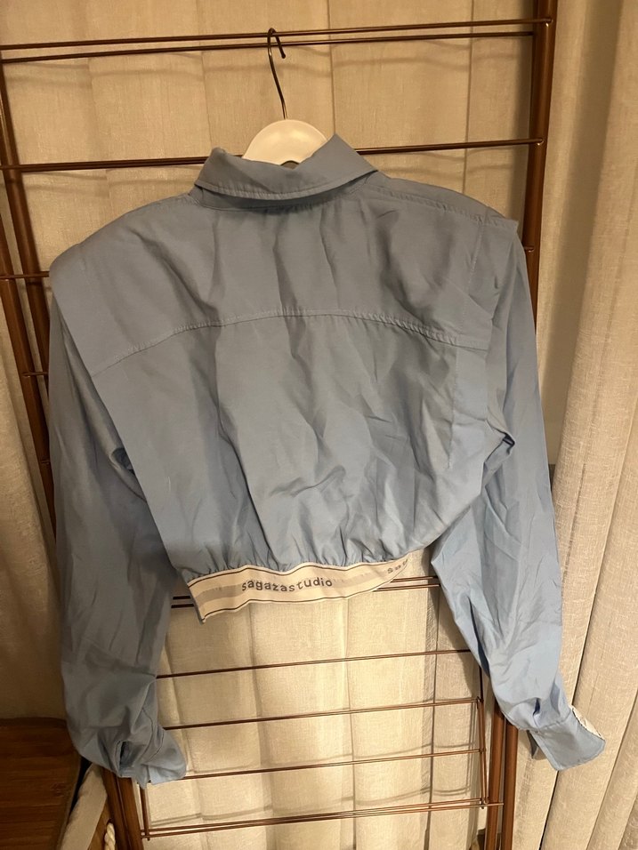 Sagaza crop gömlek - Görsel 2