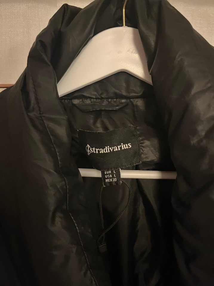 Siyah puffer Kadın Mont - Görsel 2