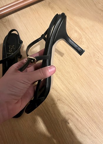 Gercek Deri Klasik Siyah Topuklu Kadın Akşam Ayakkabısı - Görsel 4
