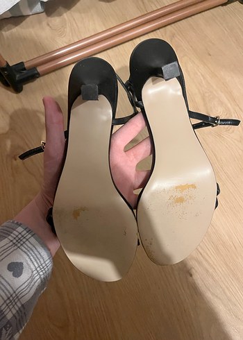 Gercek Deri Klasik Siyah Topuklu Kadın Akşam Ayakkabısı - Görsel 3