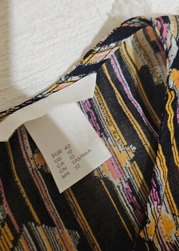 H&M Bohem Çok Renkli Uzun Hamile Tunik