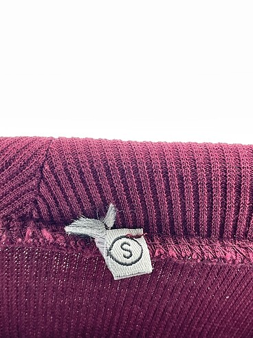 s Beden bordo Renk PreLoved Kazak / Triko %70 İndirimli.