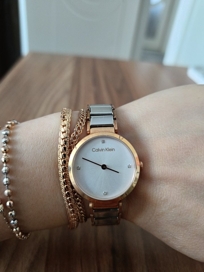 Calvin Klein Kadın Rose Renkli kol Saati - Görsel 2