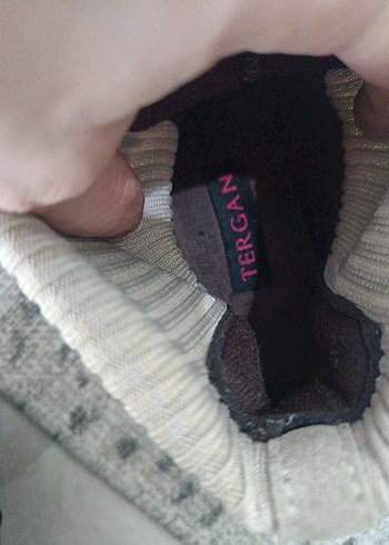 Tergan kadın suet bot - Görsel 7