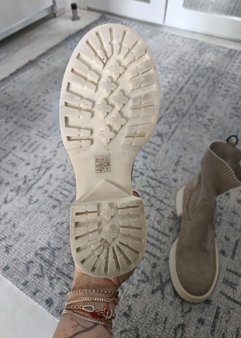 Tergan kadın suet bot - Görsel 5