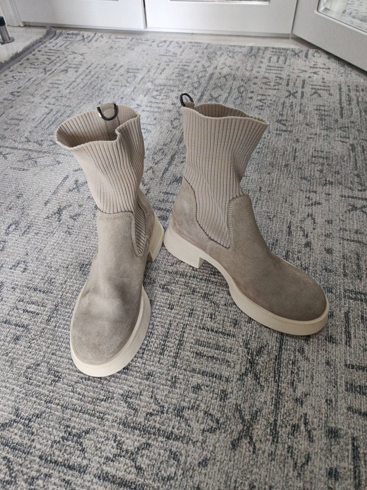 Tergan kadın suet bot - Görsel 2