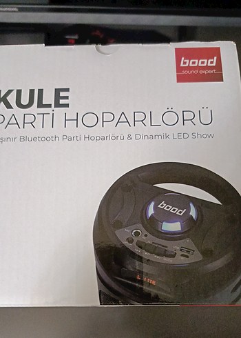 Bood Kule Bluetooth Parti Hoparlörü - Görsel 3