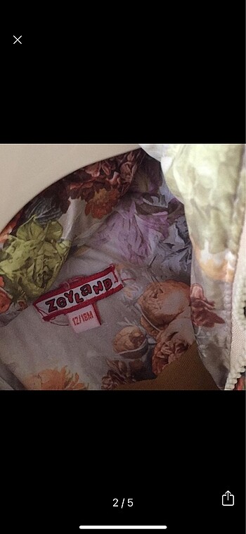 18-24 Ay Beden Çocuk mont