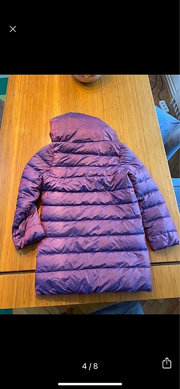 11-12 Yaş Beden mor Renk Nike kaz tüyü
