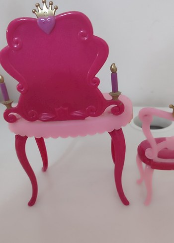 Pembe Çocuk Şifonyer ve Aynalı Masa - Görsel 3