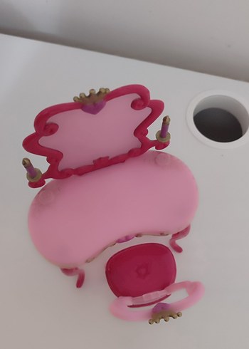 Pembe Çocuk Şifonyer ve Aynalı Masa - Görsel 4