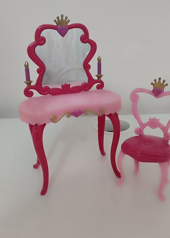 Pembe Çocuk Şifonyer ve Aynalı Masa - Görsel 2